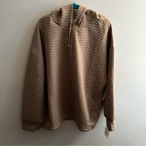 NWT Jones New York Sport Pullover Hoodie Tan Plus Size 3X